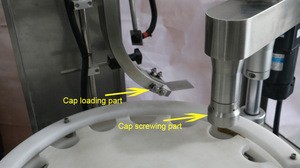 4 Heads Automatic Cosmetic Liquid Filling Machine with Capper