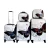 Import 4 pieces luggage sets wholesale PC+ABS printing butterfly luggage trolley luggage from China