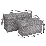 4 yarn hole knitting yarn storage bag wool yarn organizer bag with side pockets