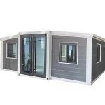 40ft Folding Expandable Container House 3 Bedroom Prefabrication Folding Tiny House Modular Home Expandable Container House