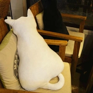 45cm Super Cute  Plush Back Shadow Cat Seat Sofa Pillow soft cushion,Stuffed Cartoon Pillow, Creative Birthday Gift For Girls