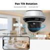 4K 8MP POE IP Audio H.265 Wide Angle 2.8mm AI Color Night Vision Home CCTV Video Surveillance Security Dome IP Camera