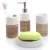 Import 4pcs Set Bath Accessories / Popular Household Bathroom Set from China