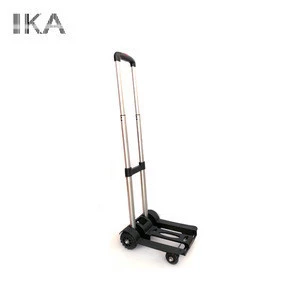 4wheel/165lbs Lightweight Folding Hand Cart , Portable Utility Moving Shopping Cart,Dolly Fold Up Hand Truck