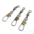 Import 500 pieces  fishing Barrel Swivels with Interlock Snap Stainless steel Bass Fishing Tackle Sea Carp Fishing Fish Connector from China