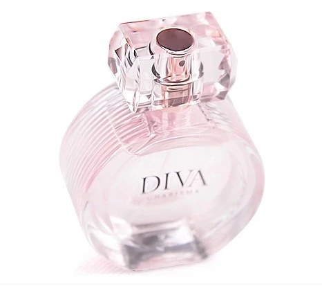 50ml pink fancy glass perfume bottle