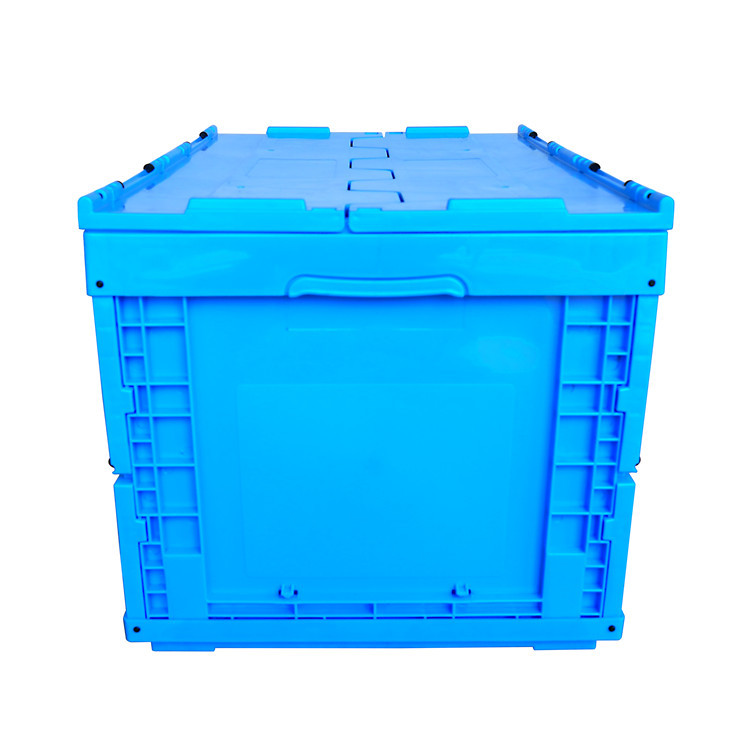 530x410x240 mm Good price heavy duty PP materials stackable agricultural packaging plastic collapsing folding crate