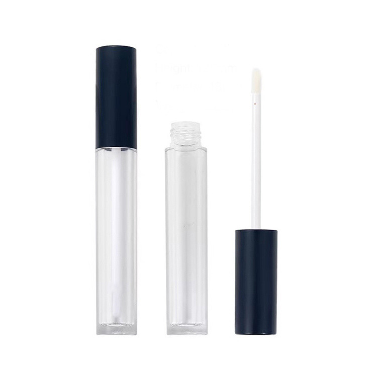 5ml Black Wand Lip Gloss Packaging Container Lip Gloss Tubes