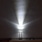 5mm white 3.0-3.6v round super flux led diode