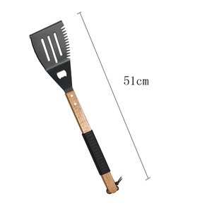 5pcs Stainless steel BBQ Grilling Tools Set 20 inch spatula tong fork knife for Housewarming Camping and Tailgating