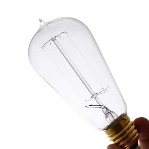 60W Dimmable Edison LED Bulb,Vintage Antique Style Incandescent Clear Glass Light