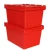 Import 65L Attach Lid Stackable Plastic Storage Boxes With Wheels from China
