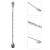 Import 6Pcs 750ml Stainless Steel Cocktail Shaker Mixer Bartender Kit Set Tool from China