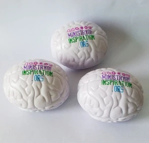 70*45mm brain shape Stress ball/Foam Toys/PU Foam Stress Ball