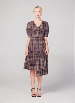 713696 Fashion dresses women 98%cotton 2%lurex fashion dresses