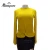 7196# casual t shirt for women  long sleeve round neck yellow color knob design ladies&#x27; blouses tops