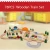 Import 78Pcs Wooden Train Track Toys Magical Magnetic Rail Bridge Station Magnetic Car Educational Toys For Children Brio Trains Cars from China