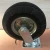 8 inch industrial heavy duty fixed or revolving pu iron trolley caster wheel