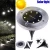 Import 8 LED Outdoor Solar Ground Garden Light Waterproof for Pathway Yard Patio Disk Lights from China