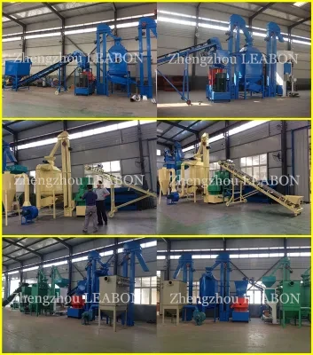 800-1000kg/H Bamboo Wood Sawdust Pellet Making Machine Production Line