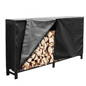 8ft Waterproof Log Rack Cover Firewood Holder Cover Outdoor Furniture Cover
