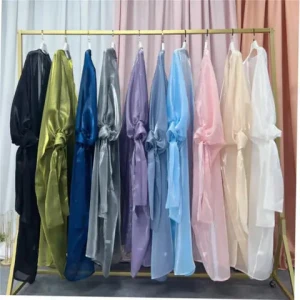 9117 2023 New chiffon islamic clothing women 2023 breathable Fashion muslim wear for women abaya dubai nouveau everyday glam