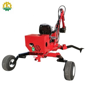 Buy 9hp Backhoe Wheel Loader Mini Excavator Towable Backhoe Atv ...