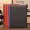 A4 New Design Manager Notebook PU Leather Padfolio File Document Holder Manager Notebook Office Supply Business Accessories