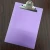 Import A4 size Aluminium clear clipboard with metal clip for Office/Stationery from China