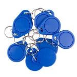 Access Control Card 125khz EM4100 RFID Keyfob Black Token Key Tag For Access Control System