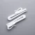 Import Adjustable Sliding White Decorative Wall Hanging Accessories Plastic Curtain Hook from China