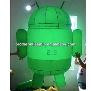 Advertising Inflatable android mascot costume