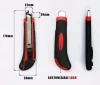  China wholesale RSD40003 SK5 steel school office cutting supplies Snap Off utility knife