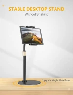 Alloy Metal Tablet Support Adjustable Cellphone Mobile Phone Holder