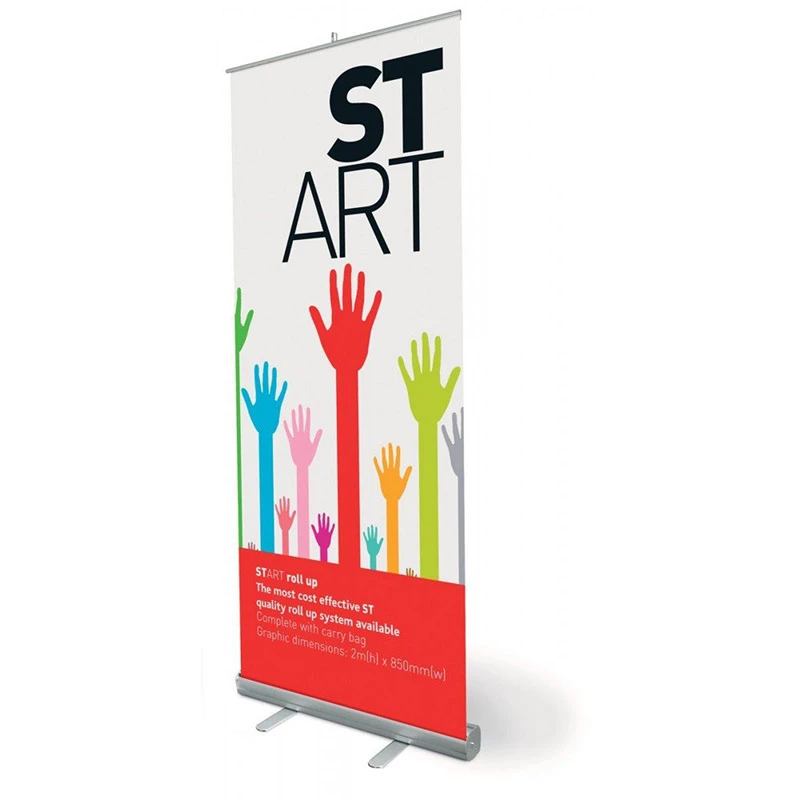 Aluminium 80x200cm roll up banner advertising display stand banner