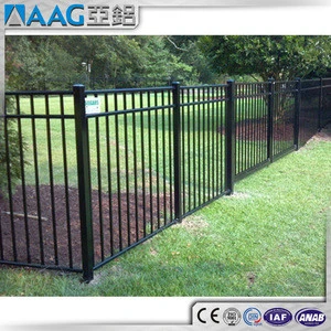Aluminium decorative garden fence for residential building