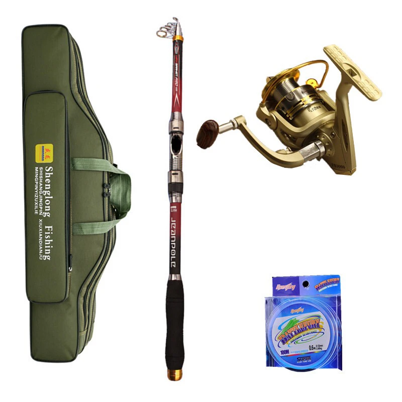 Amazon High quality Sea pole fishing gear set wholesale fishing rod and tackle