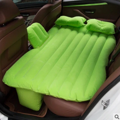 Amazon Hot Sale Comfortable Car Bed Inflatable Bed Car Mattress PVC Flocking Car Air Bed