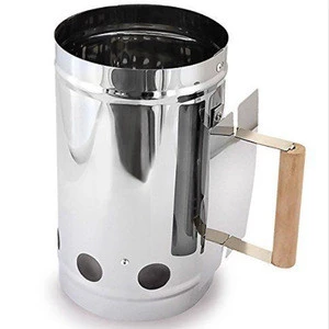 Amazon Hot Sell BBQ Accessories Stainless Steel Charcoal Starter