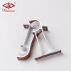 Anodized sliver extruded aluminum profile curtain bracket and  metal curtain tube