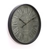 Antique Style Metal Classic Diy Round Industrial Wall Clock