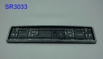 AUTO GERMANY PLASTIC HOLDER BRACKET BLACK CAR LICENSE PLATE FRAME