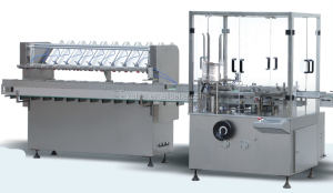 automatic counting cartoning overwrapping packing production line