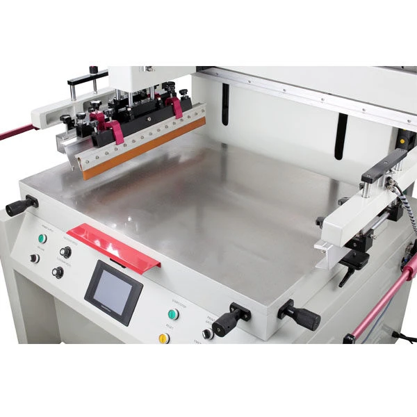 Automatic Flat Bed Serigraphie Screen Printing Machine With Vacuum Table For Magazine