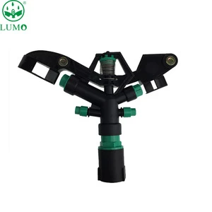 Automatic watering and embedding lawn irrigation sprinkler garden plastic sprinkler with 4 four nozzle