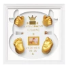 Baby 3D hand and foot print photo frame 3D casting kit plaster model hand and foot ink pad photo frame