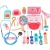 Import Baby Doctor Trolley Toy Simulation Sound And Light Stethoscope Medicine Cabinet Play House Set from China