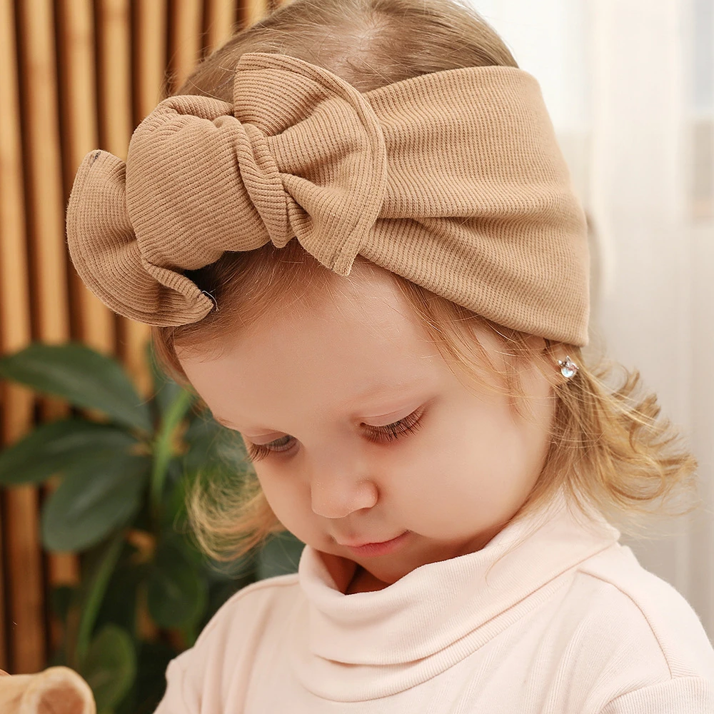 Baby Girls Headbands Turban Head Wrap Soft Knitted Knot Hairbands for Toddlers Kids Children M90919