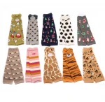 Baby Leg Warmers Colorful Christmas Baby Leg Warmers Striped Cotton knitted Leg Warmers