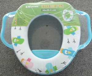 Baby pvc toilet soft close seat cover